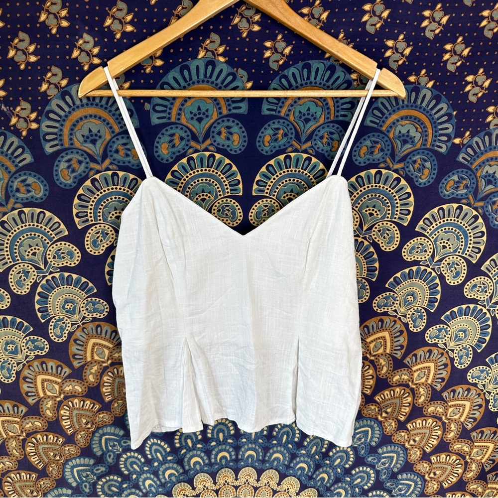 NWT white tank top blouse